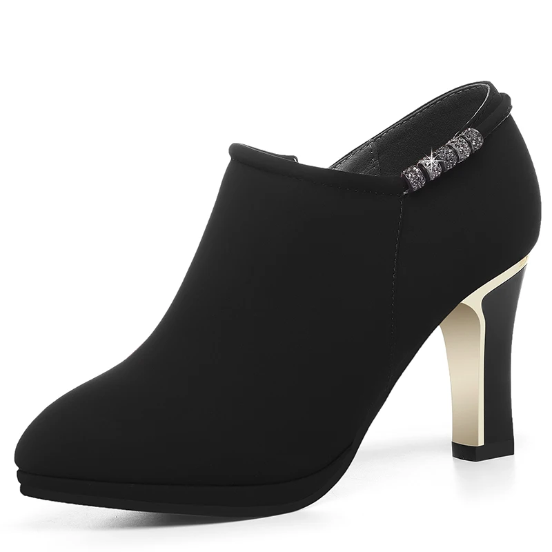 Женские свадебные вечерние туфли лодочки привлекательные с острым носком на