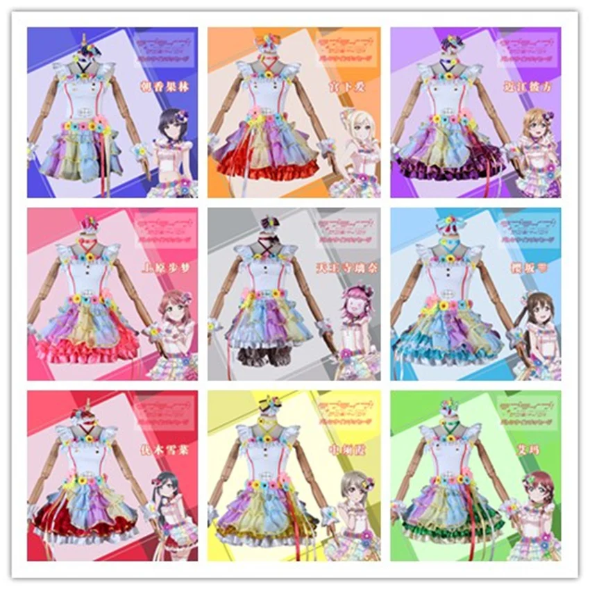 Аниме LoveLive! Школьный идол фестиваль проект идеальной мечты Asaka Karin Miyashita Ai