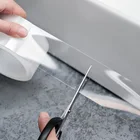 Клейкие ленты для кухонной раковины, прочная водонепроницаемая самоклеящаяся прозрачная лента для зазоров в ванной комнате, инструмент для уплотнения воды