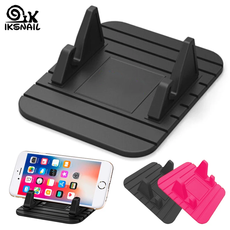 IKSNAIL Автомобильный держатель для телефона GPS подставка мобильного из мягкого