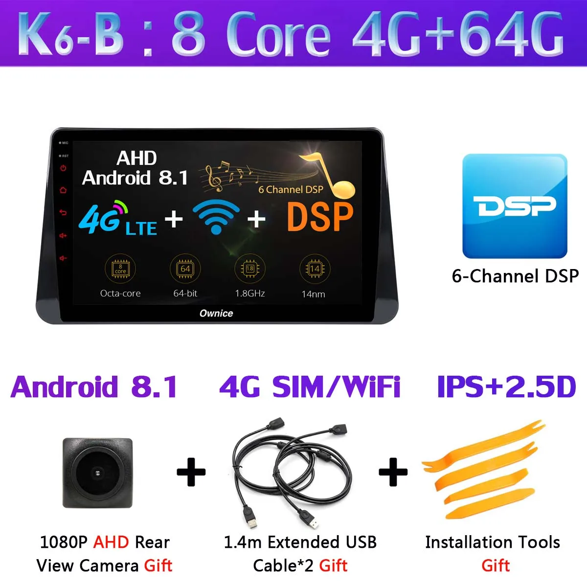 K6-B 10," 360°Panoramic Android автомобильный DVD gps навигации автомобиля радио для Nissan ногами CarPlay DSP 4 аппарат не привязан к оператору сотовой связи - Цвет: K6-B