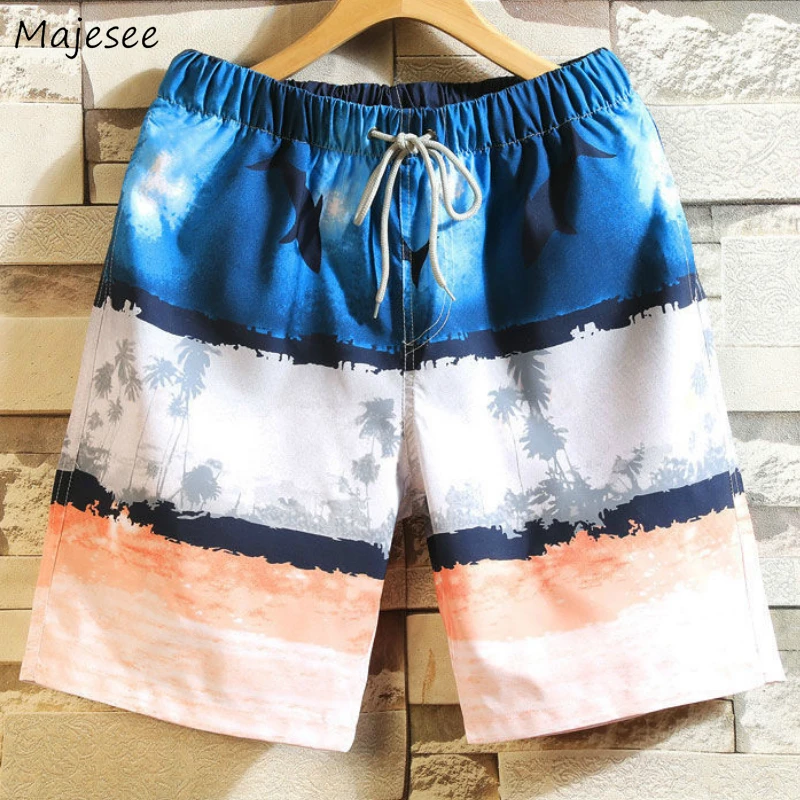 

Пляжные шорты для мужчин с принтом размера плюс 6XL, свободные стильные купальники, шикарные мужские плавки с завязками, быстросохнущие пляж...