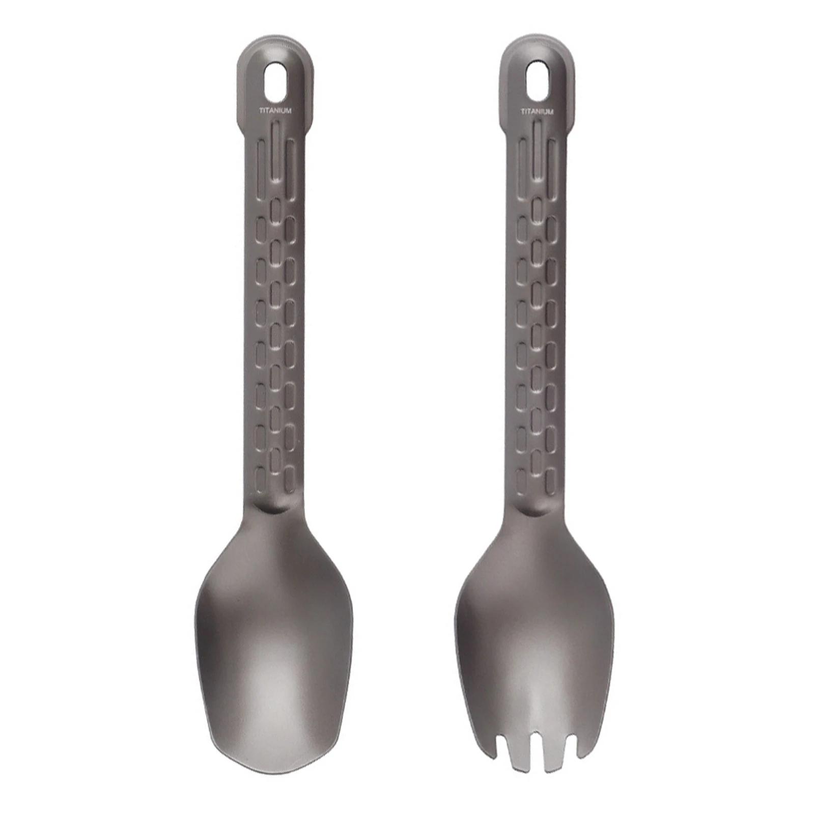 Титановая Ложка Spork для кемпинга ужина столовые приборы улицы