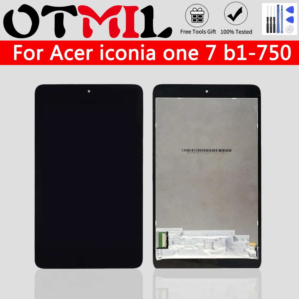 ЖК-дисплей для Acer iconia one 7 b1-750 (белый) сенсорный экран дигитайзер панель в сборе