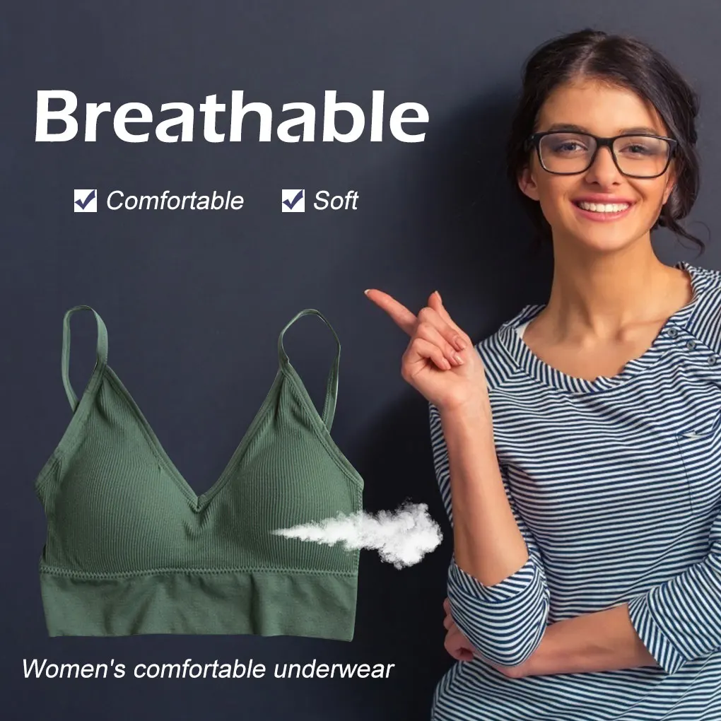 Women Sexy Crop Tops Tube Top Female Streetwear Sleeveless Camis Seamless Sports Lingerie Tee Bra Crop Top Bandeau Top Tank