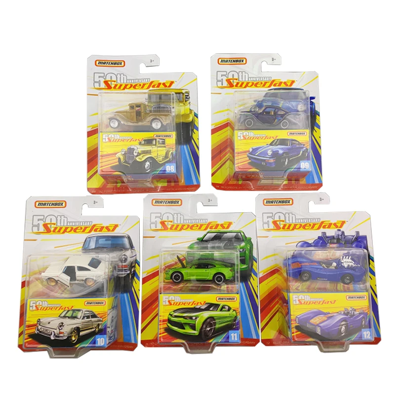 

Matchbox Speed series 50th Anniversary Collector's Edition Alloy Car GBJ48 Toys for Childen Collect gifts