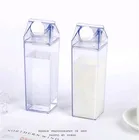 Пластиковая бутылка для воды с прозрачным молоком, 500 мл, новая многоразовая Спортивная Герметичная Бутылка для сока, коробка для молока и питьевой воды S8H9, 2020