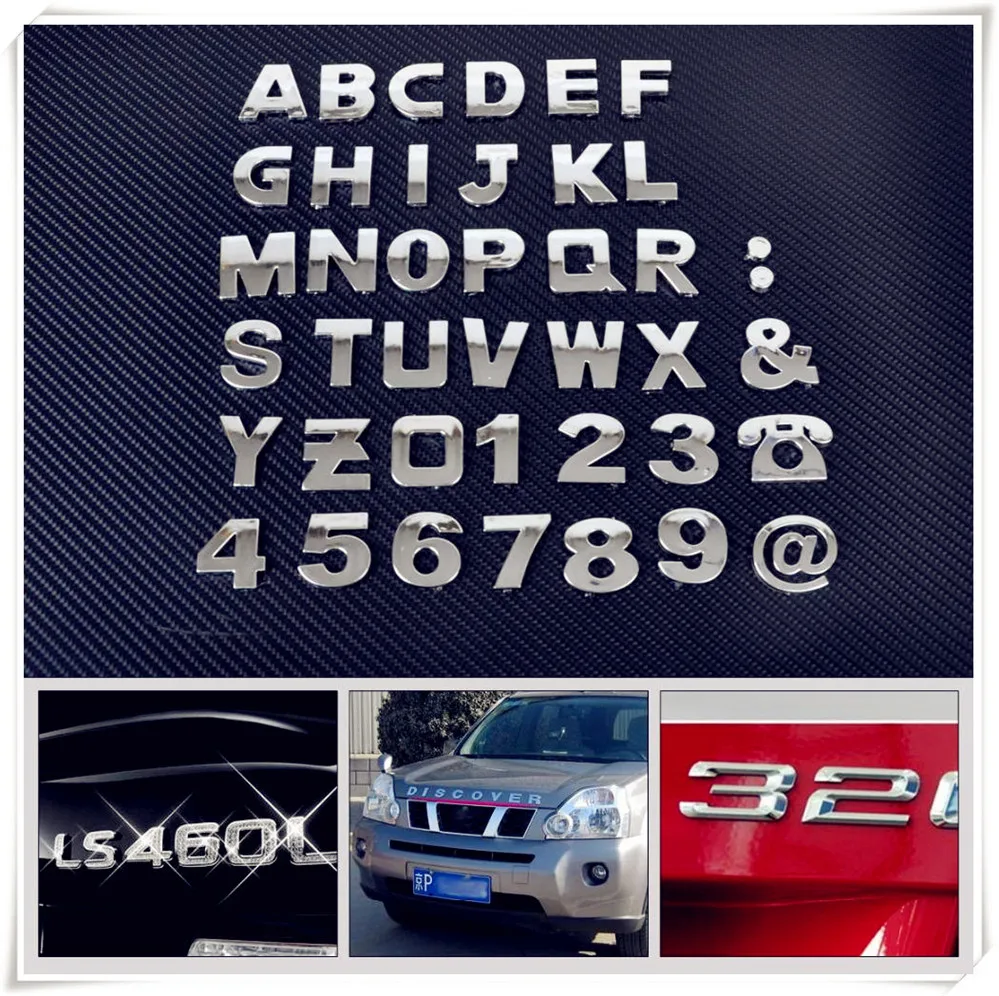 Автонаклейки с буквами алфавита для Volvo S40 S60 S80 XC60 XC90 V40 V60 любых автомобилей XC40 360c