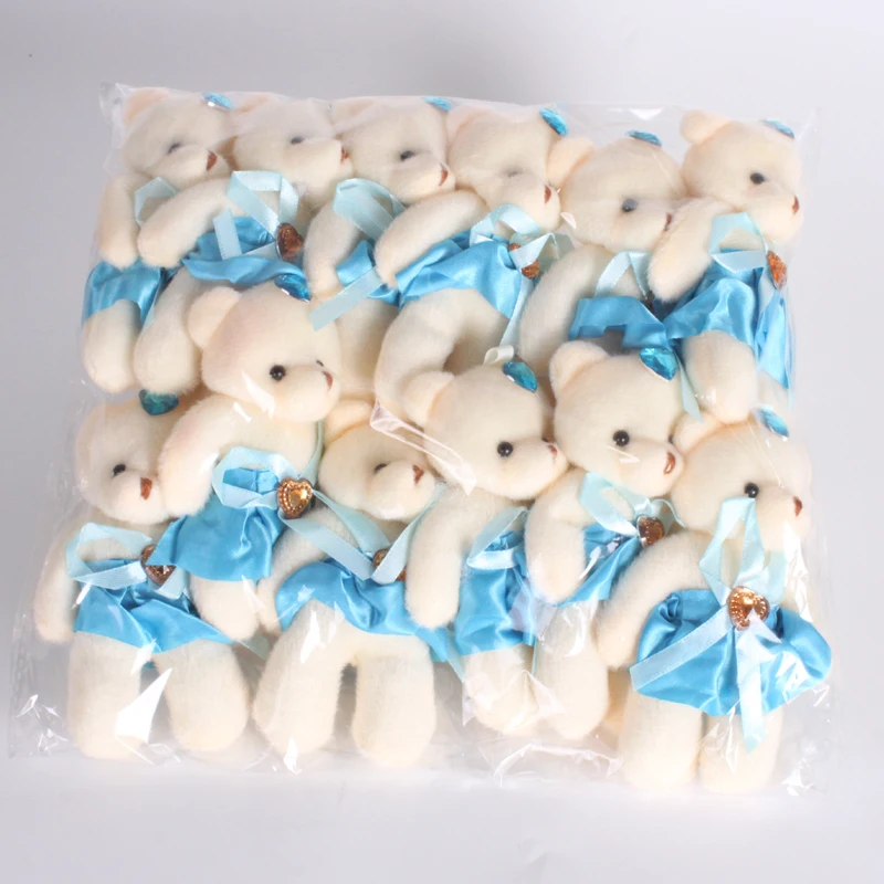 36 шт./лот 15 видов цветов мини-плюшевые куклы рождественский подарок медведь