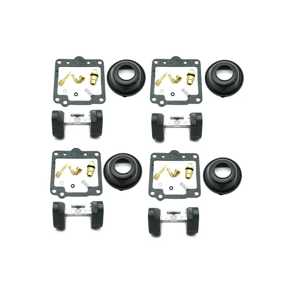 

4set Carburetor Repair Kits Carb Float Diaphragm Cut-off Valves For Yamaha-XS1100L XS1100 XS1100S FZ600 YX600 RADIAN 1986-1990