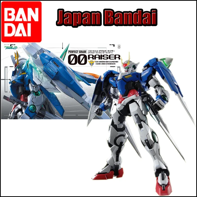 

Мобильный костюм Gundam 00R RAISER Lifter Bandai, Сборная модель PG 1/60 00, японская анимация, шарнирная экшн-кукла, модель робота