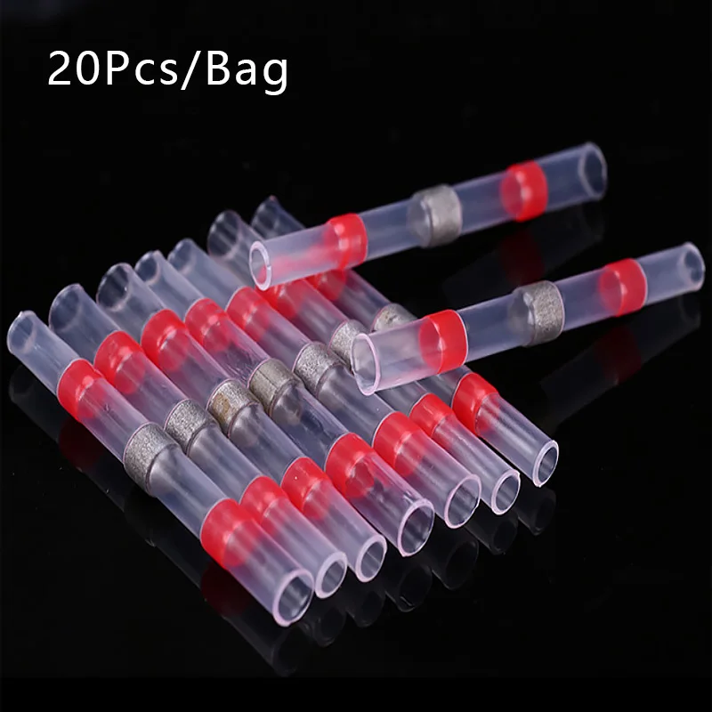 20 шт терм усадочная припоя рукав провода соединителя практические электрические