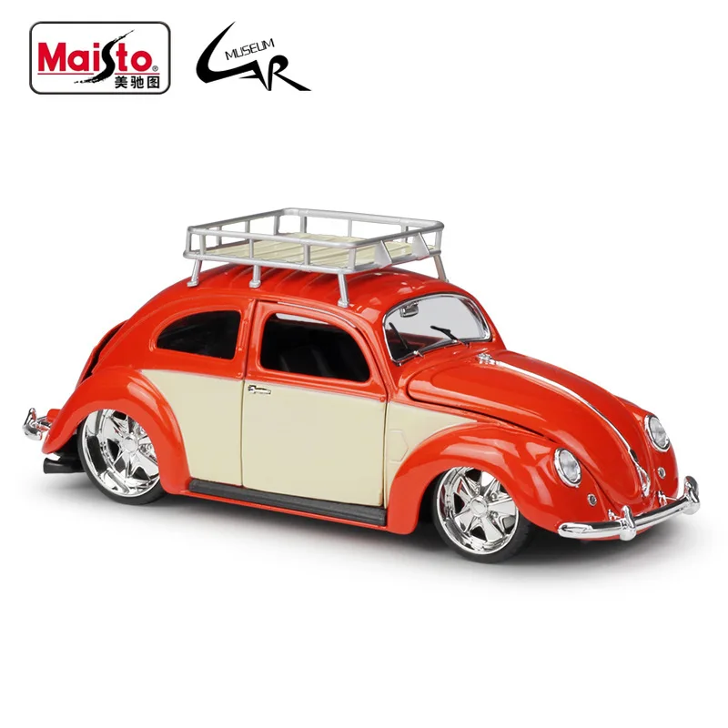 

Модель автомобиля Maisto 1:18 1951 DATSUN 240Z, Модифицированная 1969 Dodge Charger R/T 1956 Wolkswagen Beetle 1955, металлическая