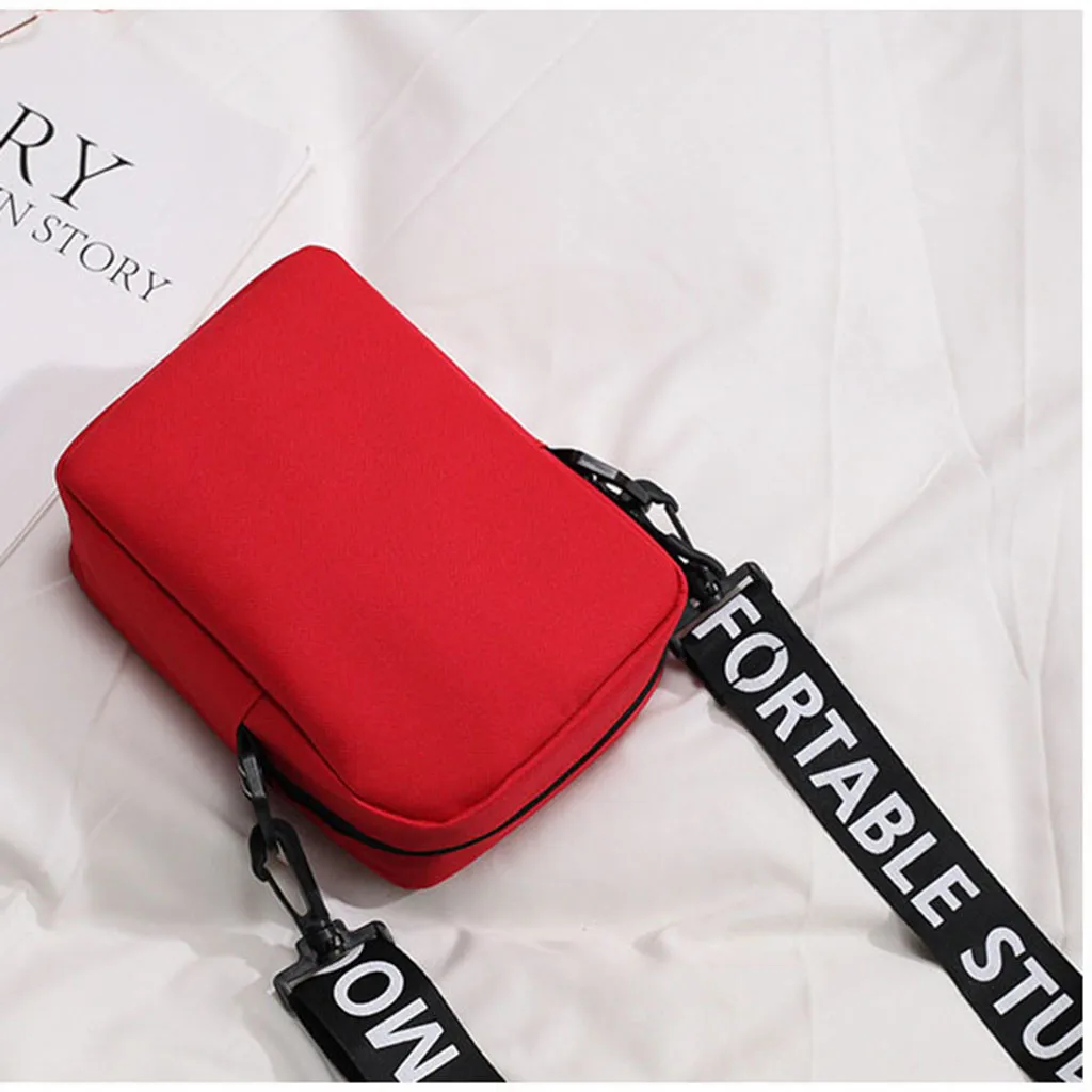 Женская нейлоновая милая сумка-мессенджер карамельных цветов для женщин сумка