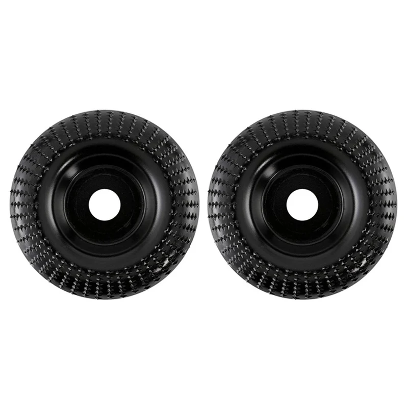 

2PCS 100mm Wood Shaping Disc Grinding Wheel Rotary Disc Sanding Polish Wood Carving Disc Tools for Angle Grinder