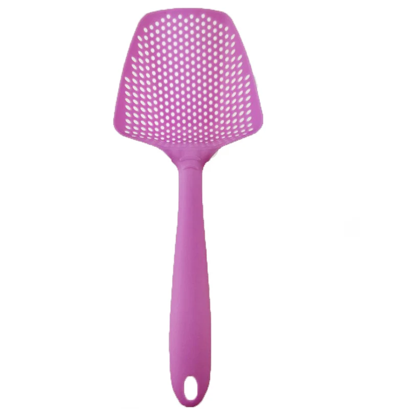 1Pcs Cooking Shovels Vegetable Strainer Scoop Nylon Non-stick Pan Spoon Large Colander Soup Filter Kitchen Tools Hot Sale | Дом и сад