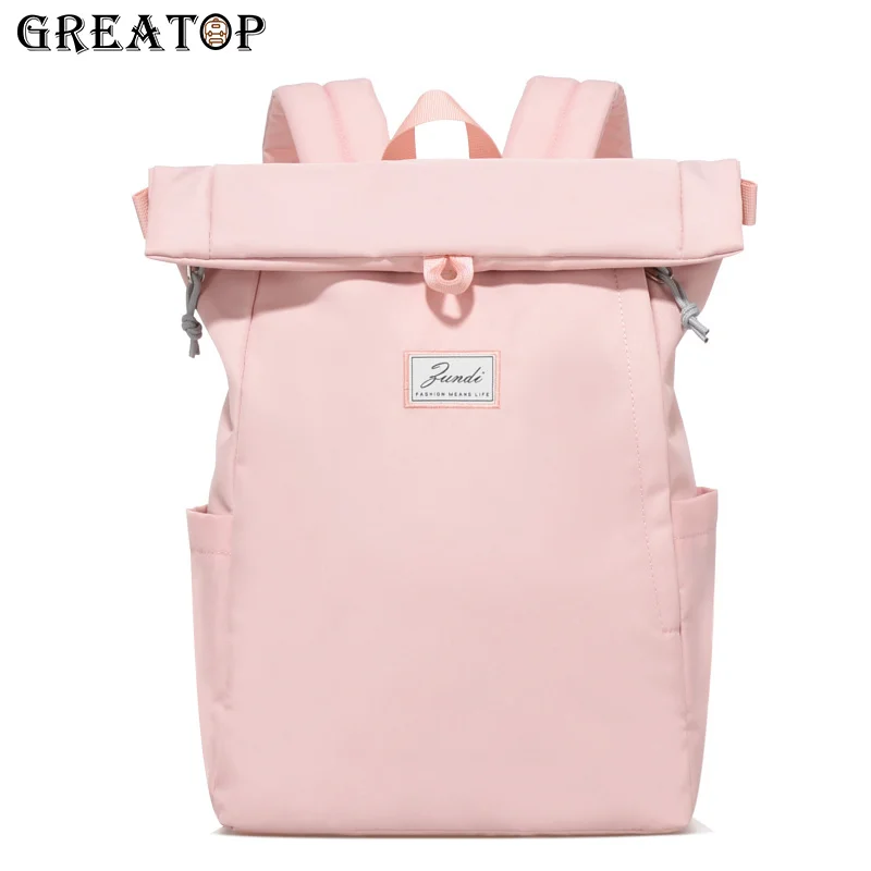 

Новый женский модный рюкзак GREATOP, водонепроницаемый рюкзак из ткани Оксфорд для путешествий, мужской рюкзак, школьный рюкзак для девочек, су...