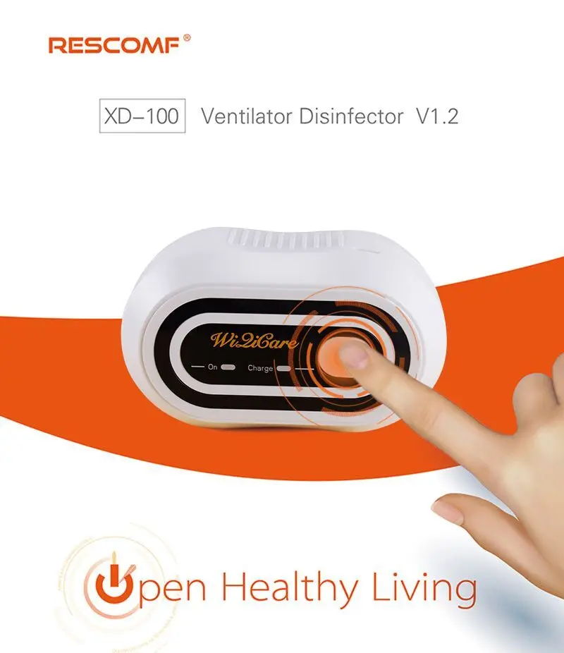 CPAP Cleaner Battery Portable CPAP Disinfector Respirator Sanitizer Ozone Sterilizer Apnea OSAHS OSAS Anti Snoring Ventilator