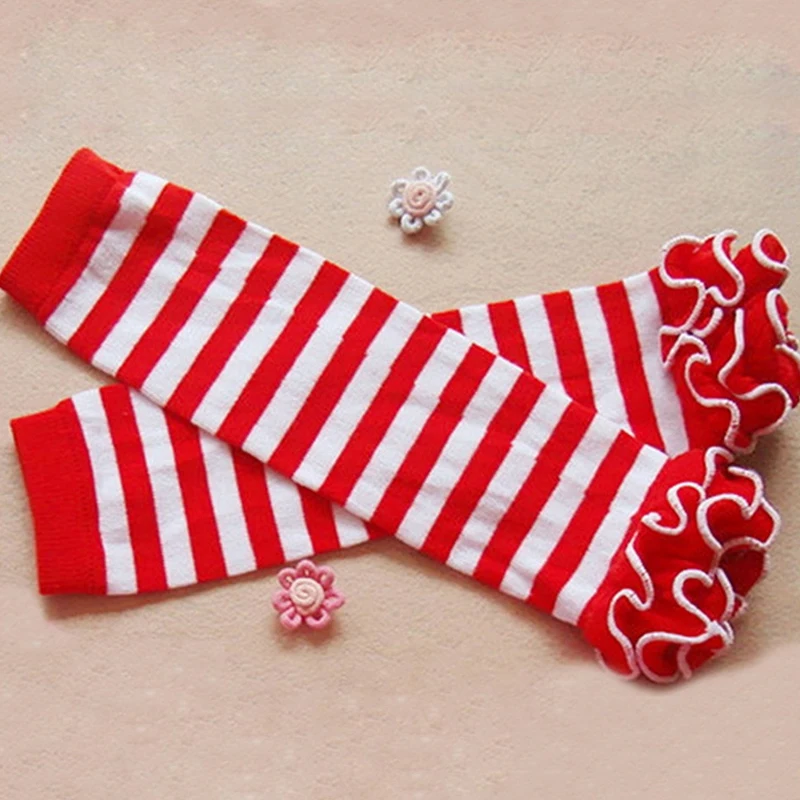 Новинка 2020 детские гетры для маленьких девочек вязаные полосатые теплые носки