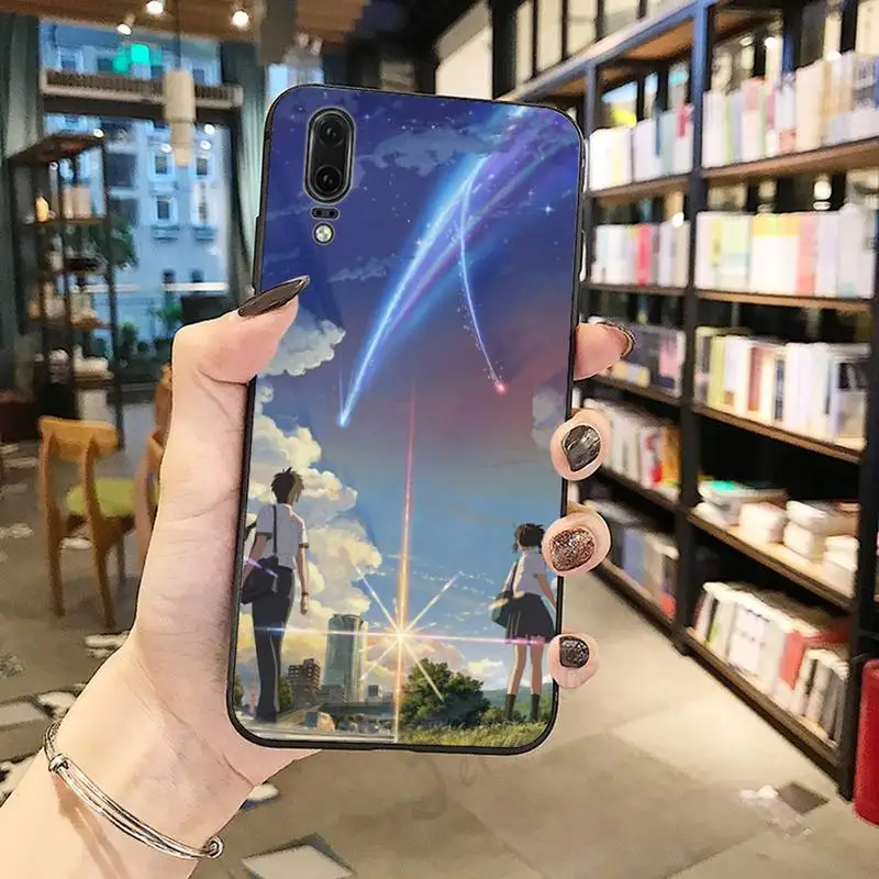 

Japan Anime Your Name Kimi no Na wa Phone Case For Huawei honor Mate P 10 20 30 40 Pro 10i 9 10 20 8 x Lite