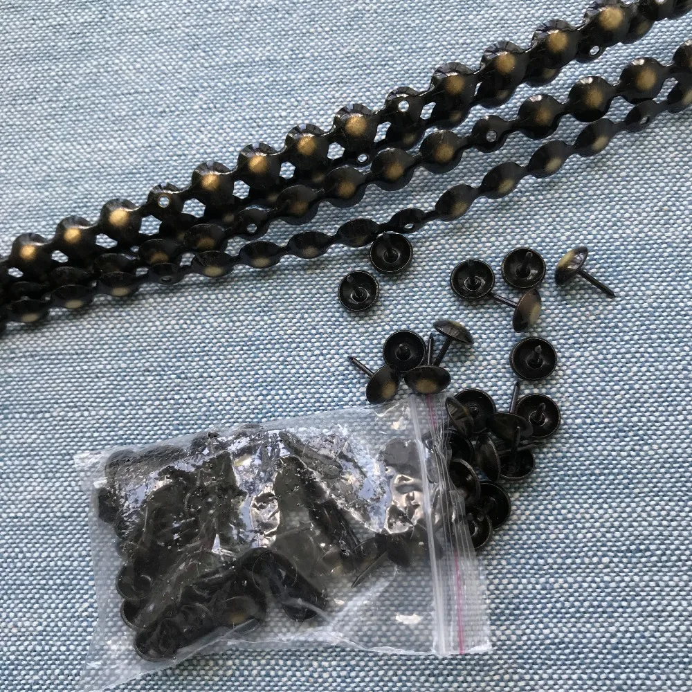 

Furniture Upholstery Strip Home Decoration Bed Sofa Tacks Strips DIY Wooden Case Nails Decorative Nail Strips Tapes