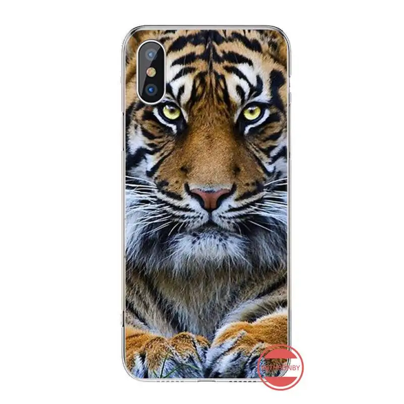 

Tiger Leopard animal Phone Case For iphone 12 5 5s 5c se 6 6s 7 8 plus x xs xr 11 pro max mini luxury shell coque