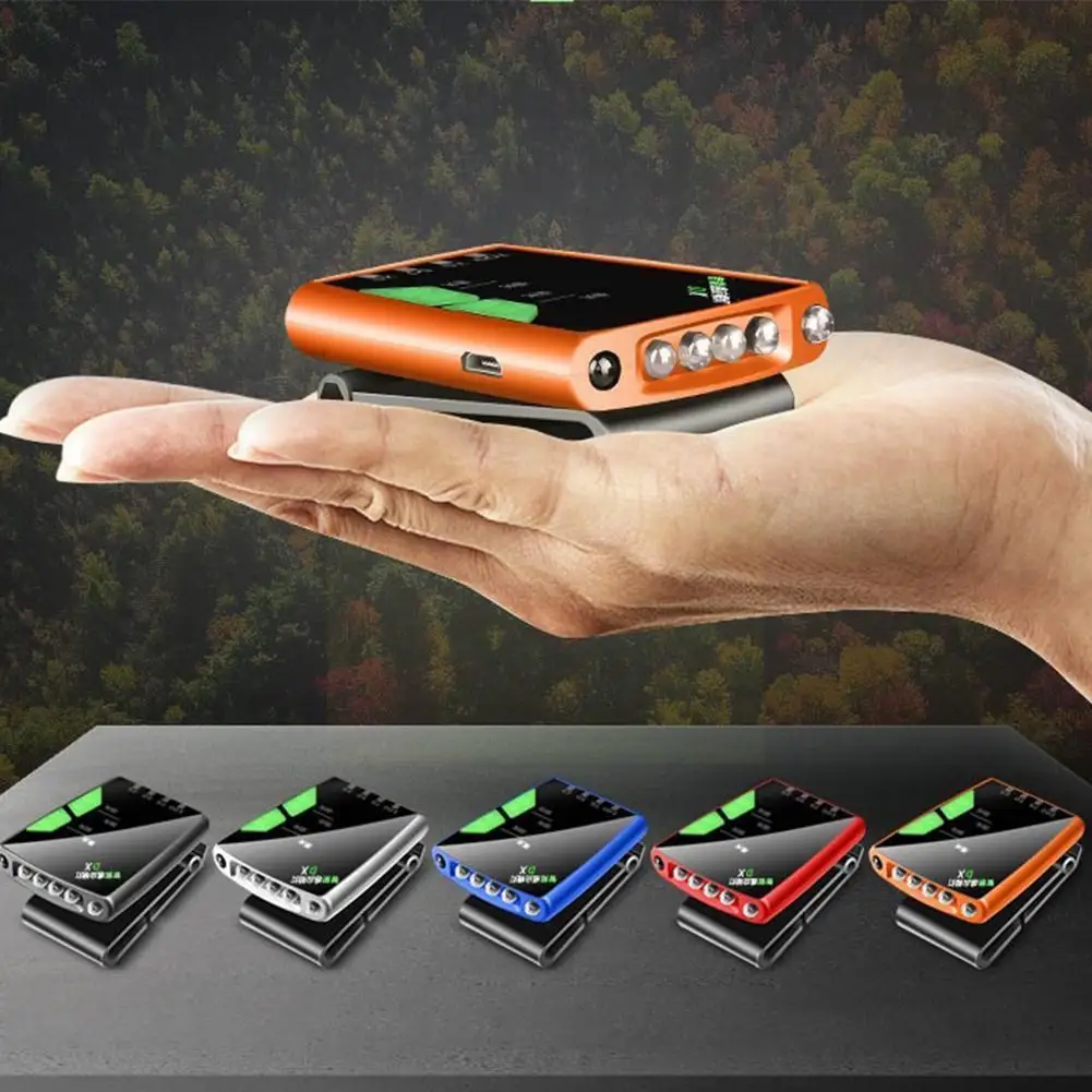 

Фонарь с крышкой, фонарь для ночной рыбалки, охоты, кемпинга, светильник фонарь 2022 на 4 светильник пах, новая портативная головка с зажимом, г...