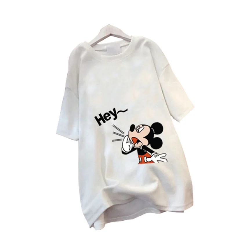 Женская винтажная хлопковая футболка с коротким рукавом в стиле Харадзюку| |