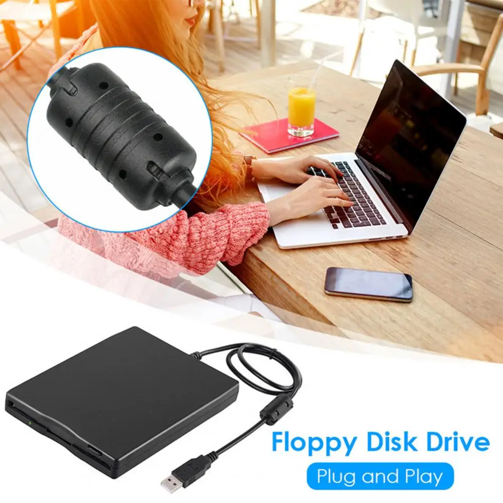 Floppy Drive USB 2.0 Plug Play Portable 3.5-inch External Disk Reader 1.44 MB FDD for PC | Компьютеры и офис