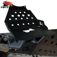 black new cnc aluminium alloy motorcycle skid plate bash frame guard for duek 125 200 390 2013 2015 2014 200 390