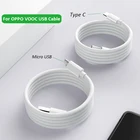 USB-кабель для быстрой зарядки OPPO R9 R9S Plus R11 R11S Plus Reno 2 3 4 Pro Ace Ace2 Find X2 Vooc Type C