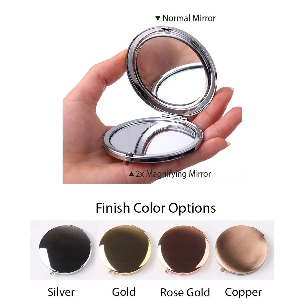 Индивидуальный подарок подружки невесты компактное карманное зеркало для