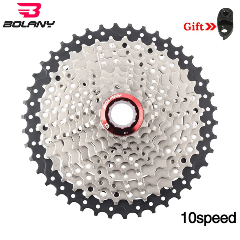 

BOLANY MTB Cassete 10speed Bike cassette Mountain Bike 11-40/42/46/50T Sprocket Derailleur Fit Shimano/SRAM bike parts