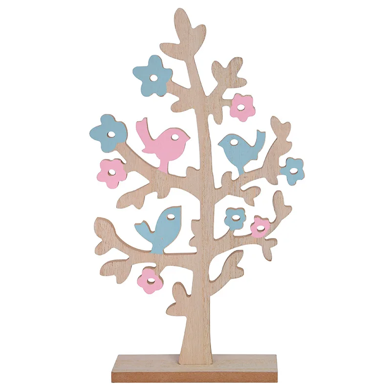 Деревянное дерево в форме украшение для стола ювелирные изделия Витрина