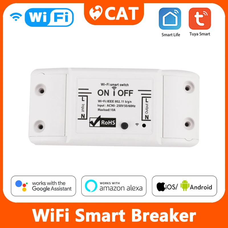 

Умный выключатель с поддержкой Wi-Fi и таймером