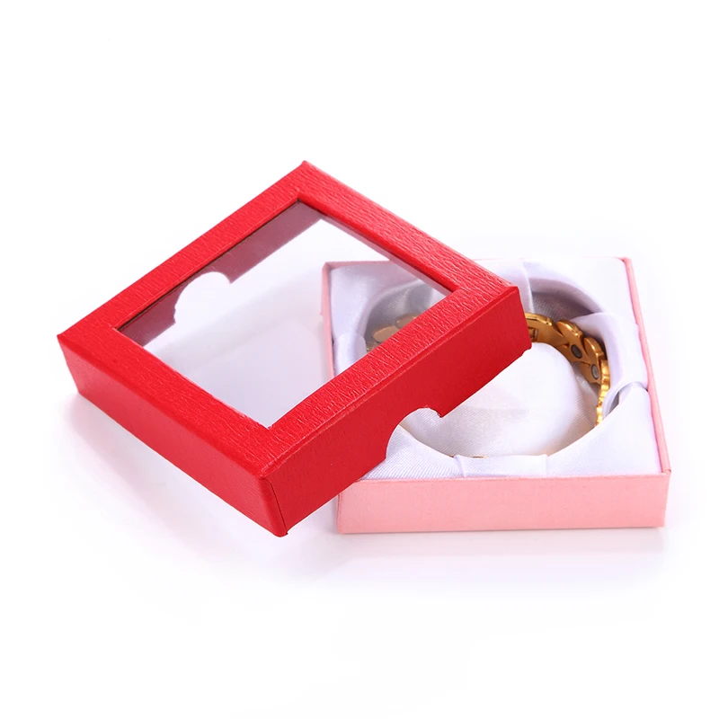 

Creative simple leaf style creative kraft paper gift box DIY gift box jewelry party supplies Bracelet gift box accessories