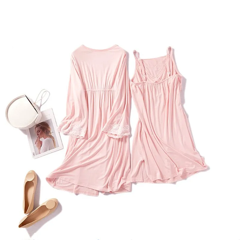 Новинка 2 шт./компл. кружевная Пижама для беременных хлопковая кофта женщин