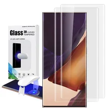 Screen Protector for Samsung Galaxy Note 20 Ultra Full Liquid UV Tempered Glass Film Cover Protection with Fingerprint Unlock