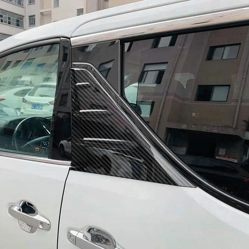 Для 2016-2020 Toyota Alphard Vellfire AH30 B верхняя отделка окон автомобильная наклейка |