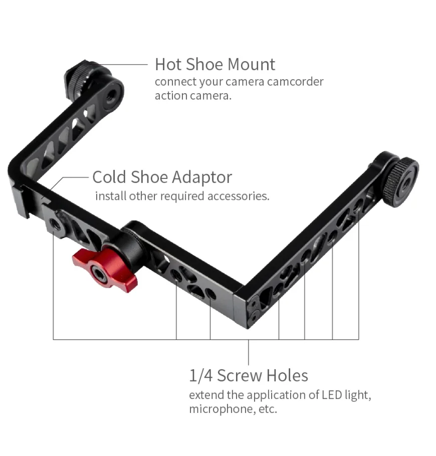 Алюминиевый стабилизатор Feelworld для камеры FW279S F5 FW568 FW279 F570 T7 | Электроника
