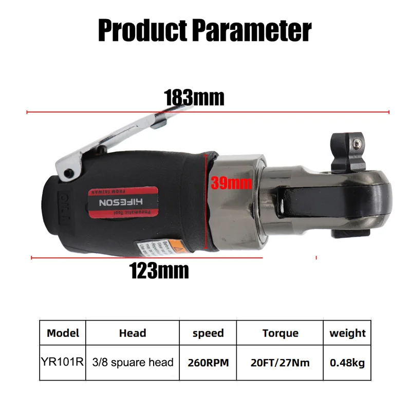 Мини Пневматический воздушный храповик 3/8 &quotгаечный ключ инструменты