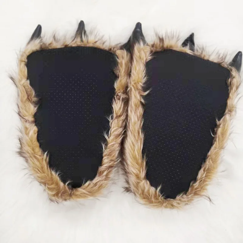 Зимние роскошные новые мужские хлопковые тапочки с героями мультфильмов теплые