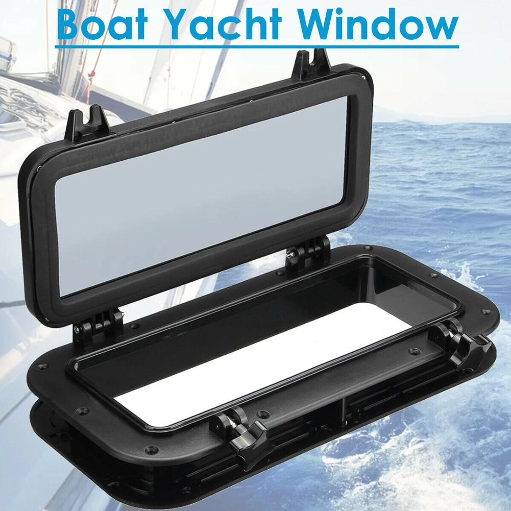 УФ стойкий прочный морской яхты Sunroof прямоугольник portole Водонепроницаемый замена пластиковые лодки оконные принадлежности открытие