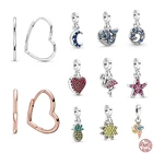 Женские асимметричные серьги-кольца из серебра 925 пробы