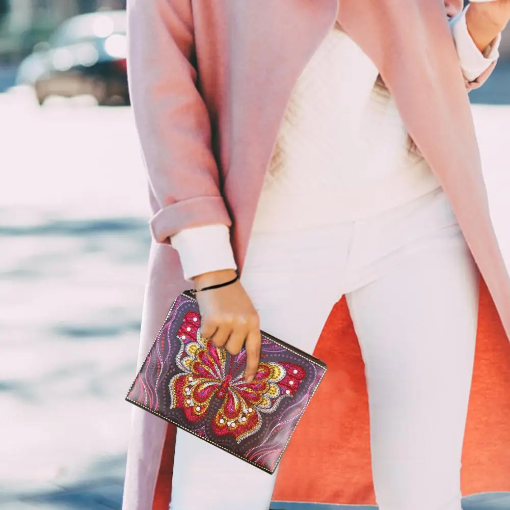 Поделки специальная форма алмазная живопись браслет кошелек женская сумка