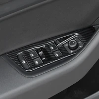 carbon fiber texture abs car window control panel garnish trims modification accessories for arteon 2019 2021