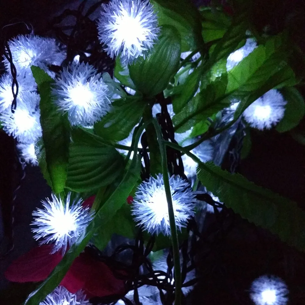 12 М 100 LED Кулон солнечная СВЕТОДИОДНЫЕ лампы строка Огни Украшение Для Елки Партии