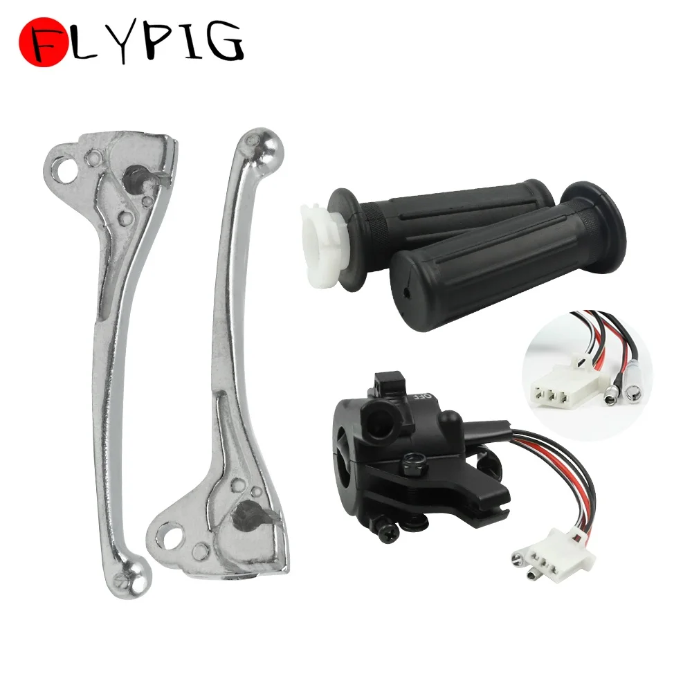 

FLYPIG Throttle Housing Switch Brake Levers Hand Grips For Yamaha PW50 PY50 PY Peewee PW 50 Y-zinger 50CC