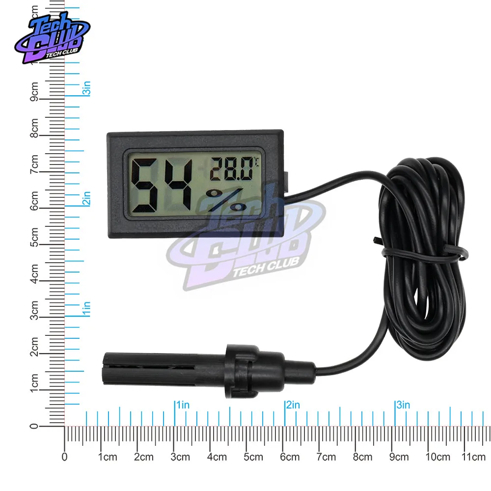 Цифровой удобный мини гигрометр сенсорный датчик термометр с ЖК дисплеем| |
