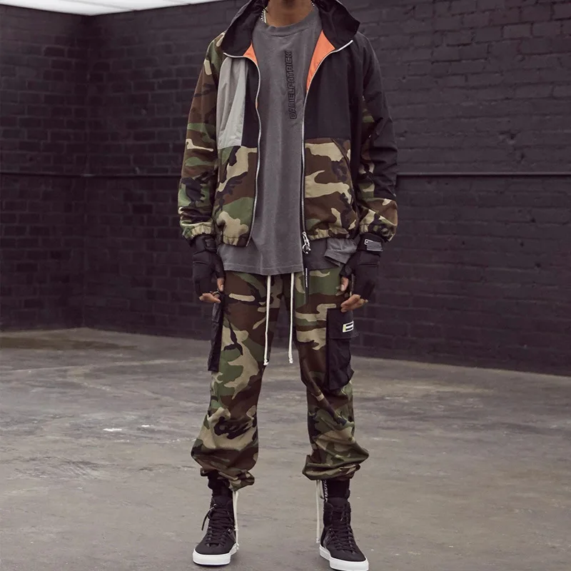 Cargo Pants Men Streetwear Hip Hop Harem Joggers Harajuku Multi Pockets 2020 Casual Track Drawstring Male Trousers | Мужская одежда